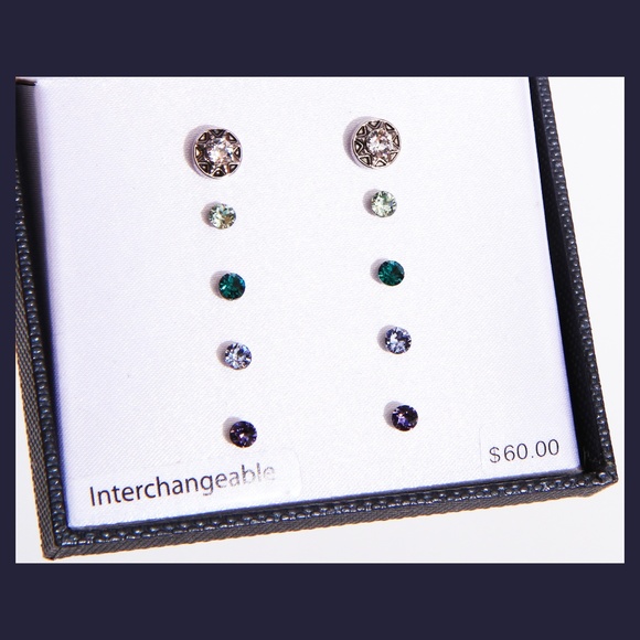Jewelry - Swarovski Crystals Interchangeable Earrings